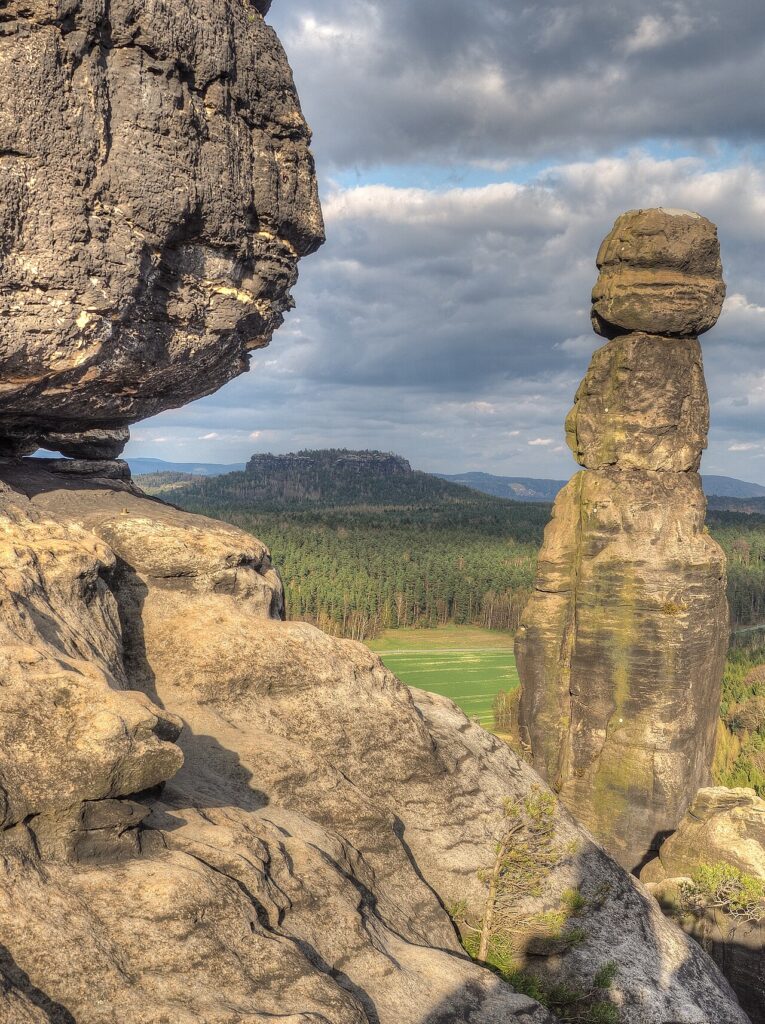 Pfaffenstein mit Barbarine – Sächsische Schweiz