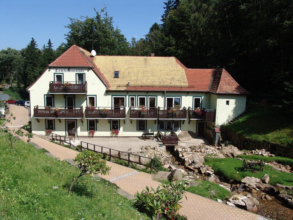 Teufelsmühle im Goldbachtal – Zittauer Gebirge